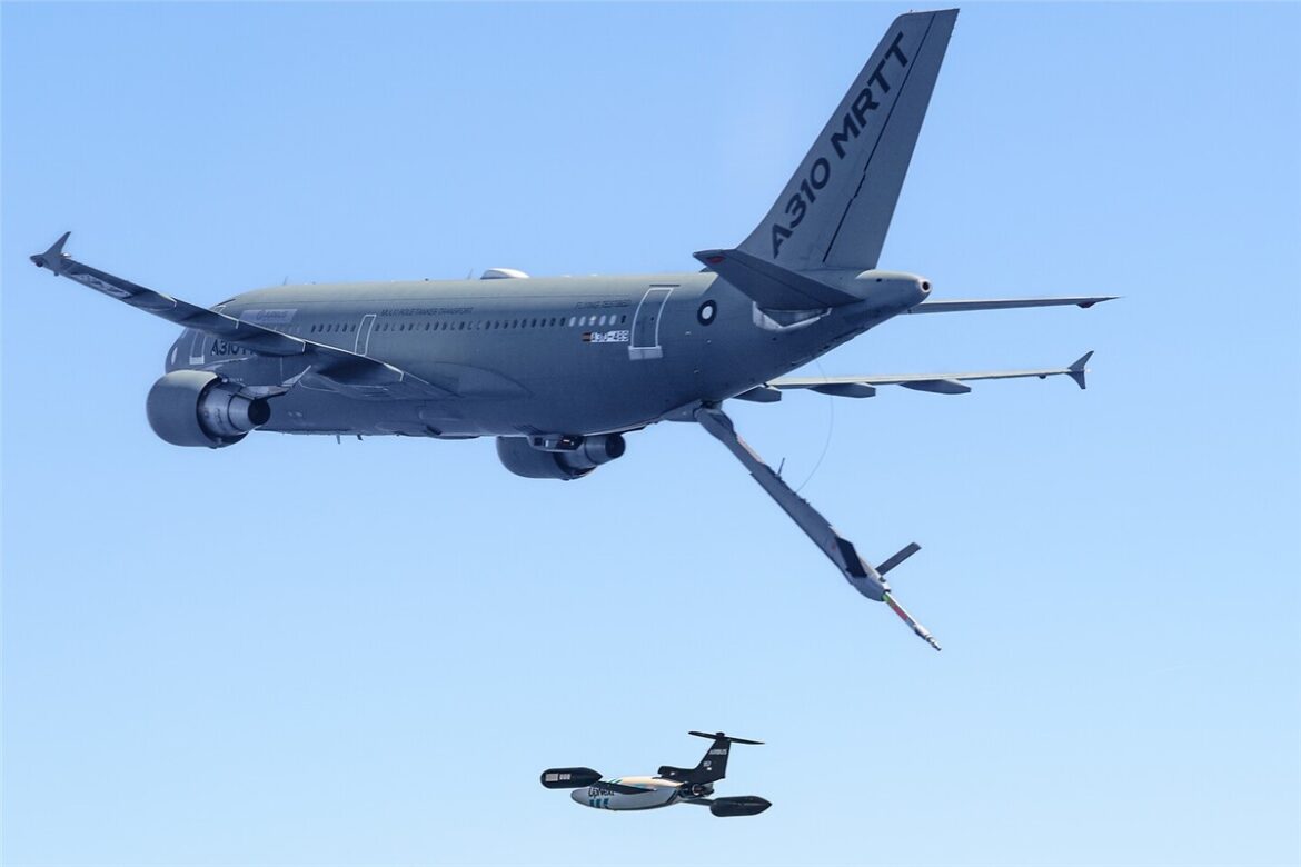 Airbus Achieves In-flight Autonomous Guidance and Control of a Drone from a Tanker Aircraft Airbus Achieves In-flight Autonomous Guidance and Control of a Drone from a Tanker Aircraft