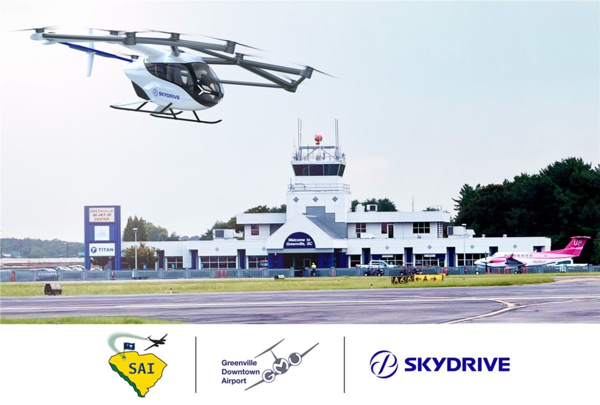 SkyDrive and SAI Flight Unveil Plans for Commercial Electric Air Taxi Routes in South Carolina