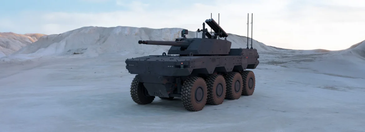 Milrem Robotics Unveils Cutting-Edge 8x8 Robotic Combat Vehicle