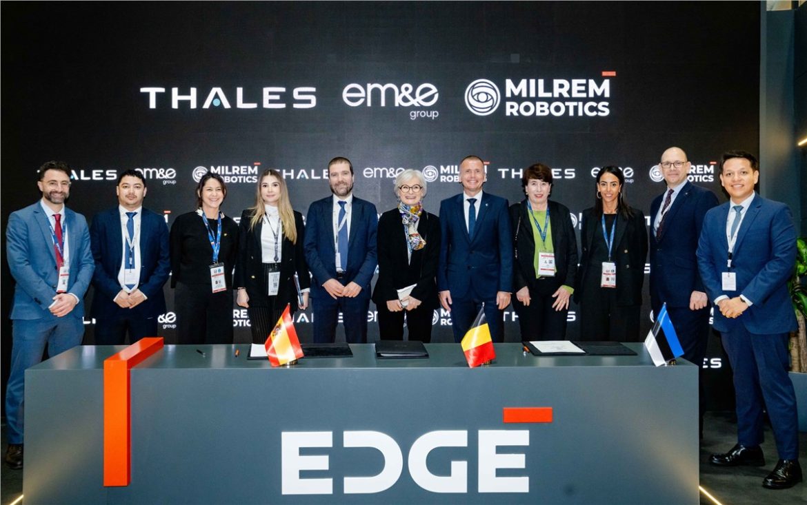 Thales, Milrem Robotics, and EM&E Group Sign a MoU for Strategic Cooperation in the UAE