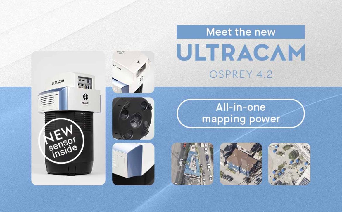 UltraCam Osprey 4.2 released: Greater efficiency, flexibility, and image quality