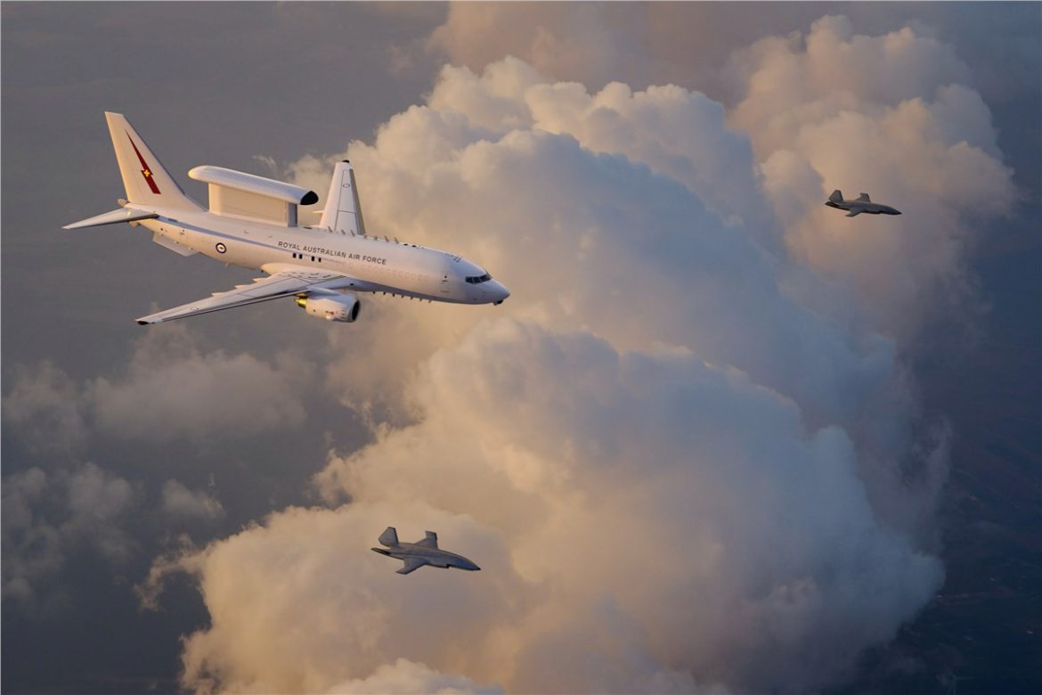 Boeing, RAAF Demo MQ-28 Teaming with E-7A Wedgetail Boeing, RAAF Demo MQ-28 Teaming with E-7A Wedgetail